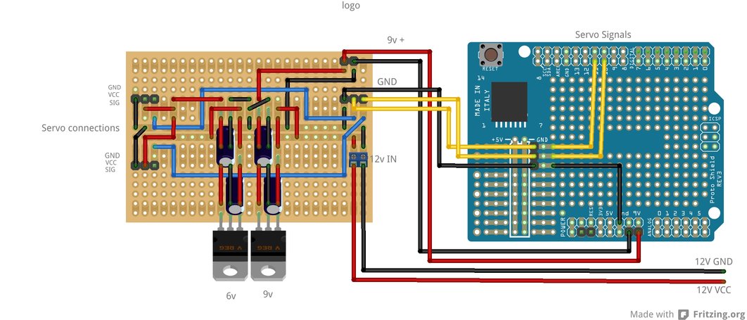 Here's the fritzing schematic I made for it.