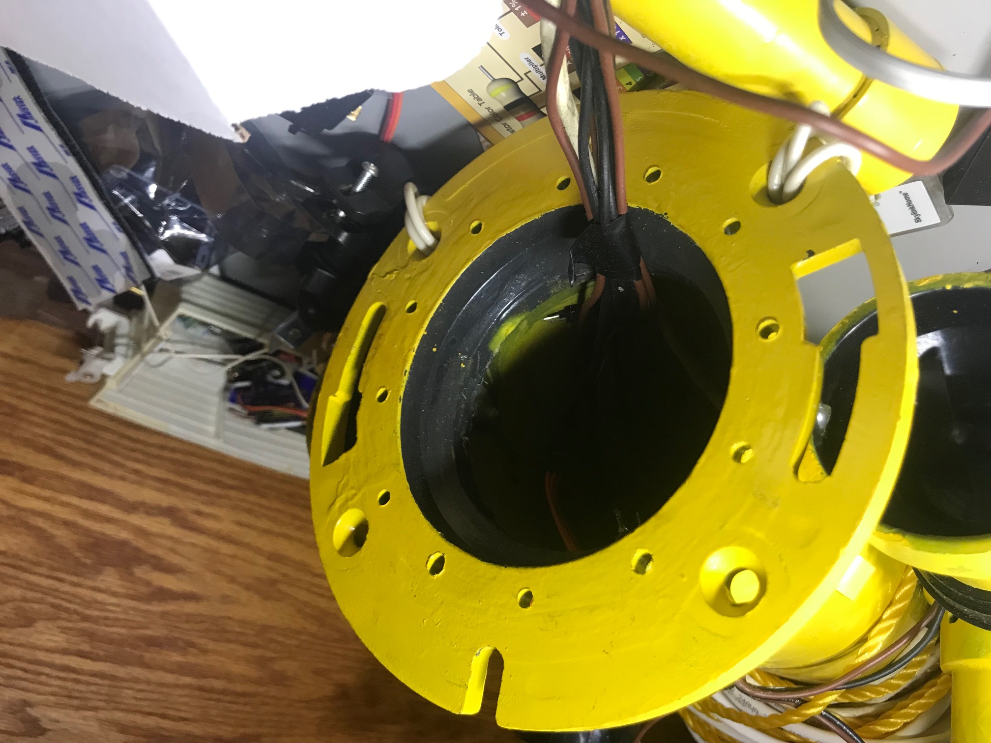 Front of ROV, main body (Toilet flange)
