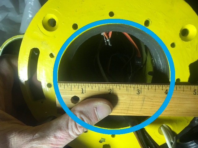 Here's how the O-Ring could sit on my ROV.