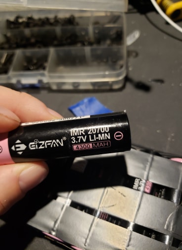 3s 17000Mah battery made from these.