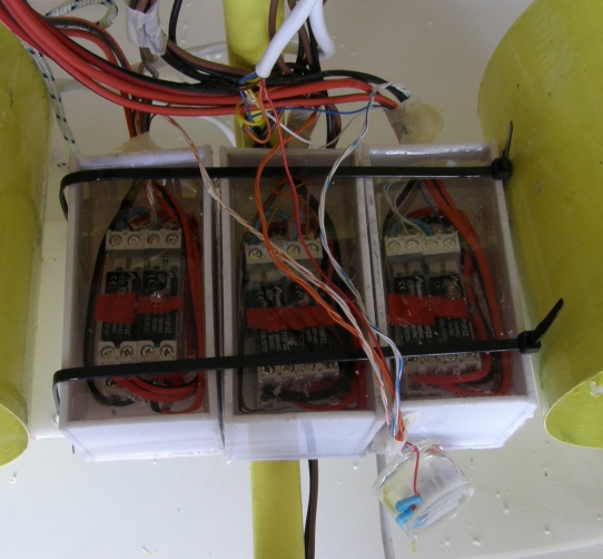 Potted DPDT relays