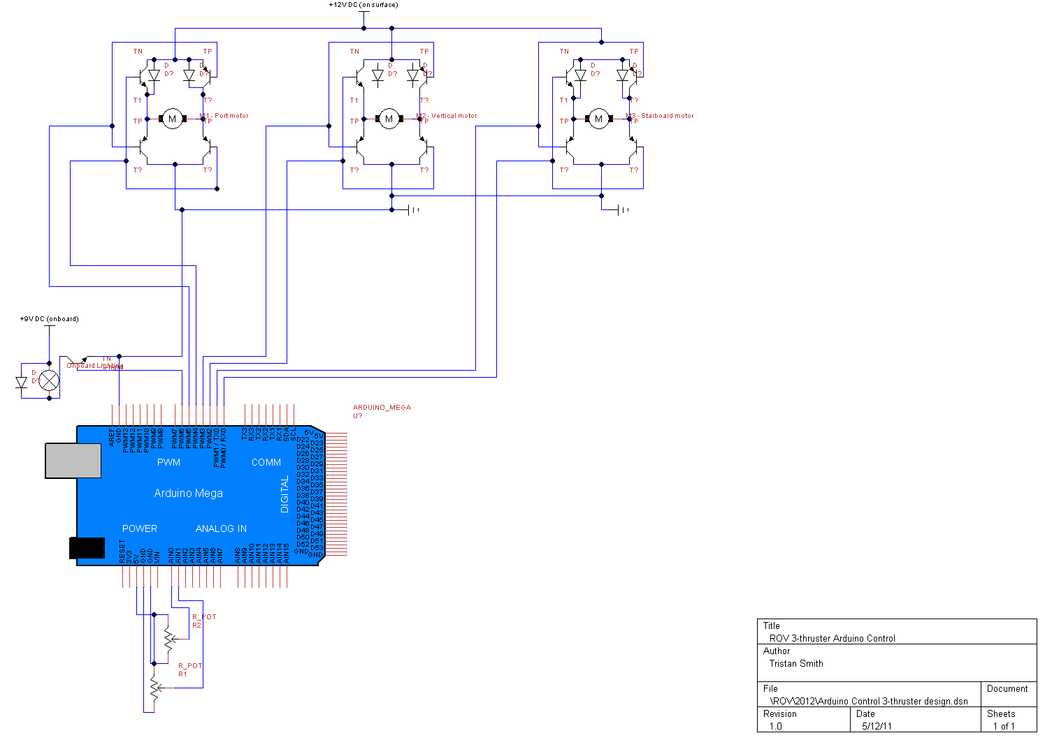 Maybe a system like this... I don't know. I'm also gonna have to check with my regional coordinator to see if controlling the control (arduino) with my laptop (ie, outside power source) is allowed... Other teams have done it, but I just wanna be safe.