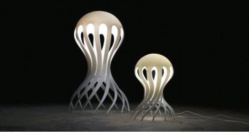 Octopus lamps, but in a organic shape